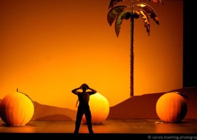Die Liebe zu den drei Orangen. D: Igor Folwill. Auf dem Foto: Gerd Jaburek. Theater Ulm 2006