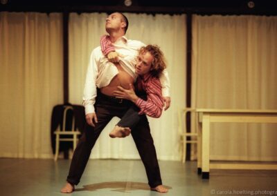 Schweiss. Ch: Zoltán Dani. Philippe Olza, Norbert Steinwarz. Theaterhaus Jena 2001