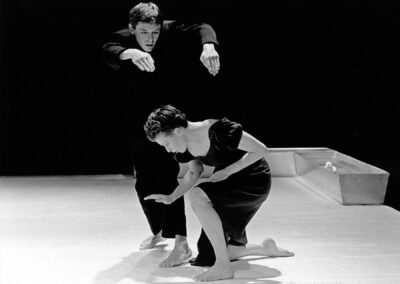 Der Tod und das Mädchen. Ch: Joachim Schlömer. Doris Lamatsch. Theater Basel 1998