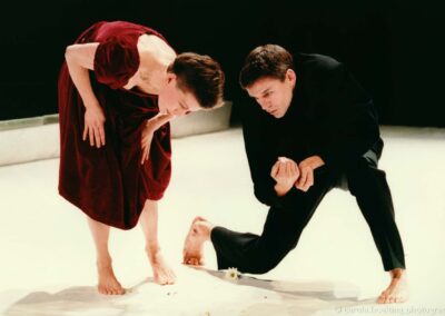 Der Tod und das Mädchen. Ch: Joachim Schlömer. Doris Lamatsch, Joachim Schlömer. Theater Basel 1998