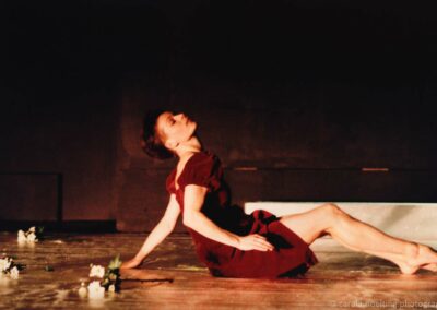 Der Tod und das Mädchen. Ch: Joachim Schlömer. Doris Lamatsch. Theater Basel 1998